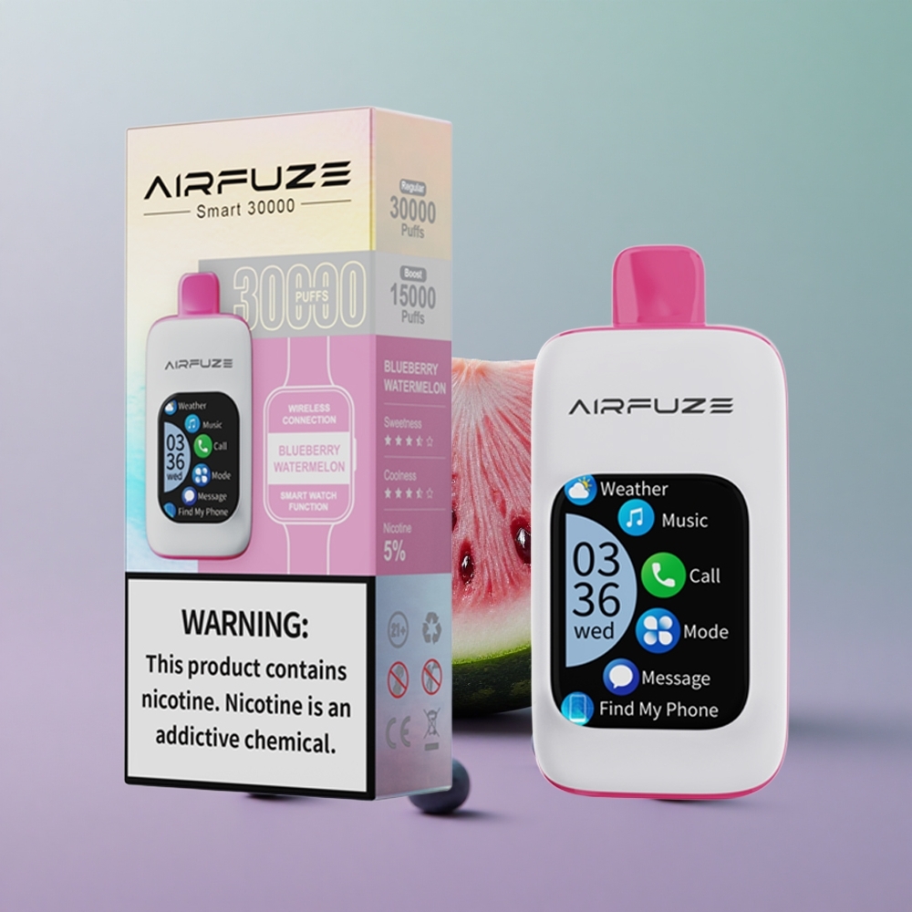 AirFuze Smart 30000 אבטיח כחול חכם עם מסך מגע וסוללת 900mAh