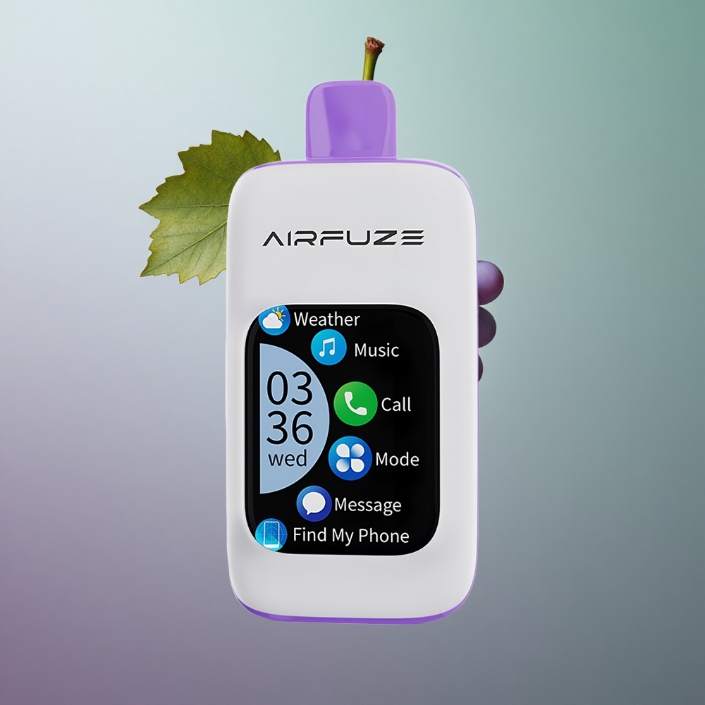 AirFuze Smart 30000 ענבים מתפרצים עם מסך מגע וסוללת 900mAh