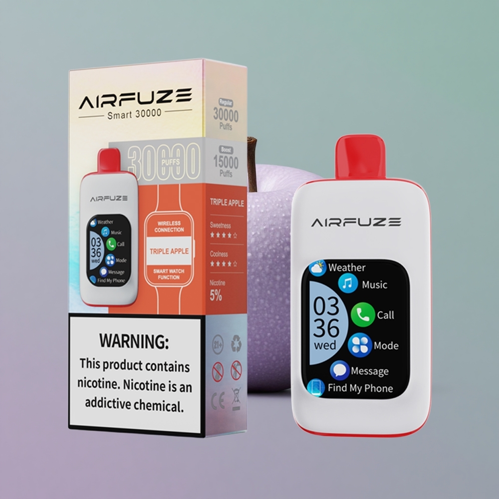 AirFuze Smart 30000 תפוח משולש עם סוללת 900mAh ומסך מגע