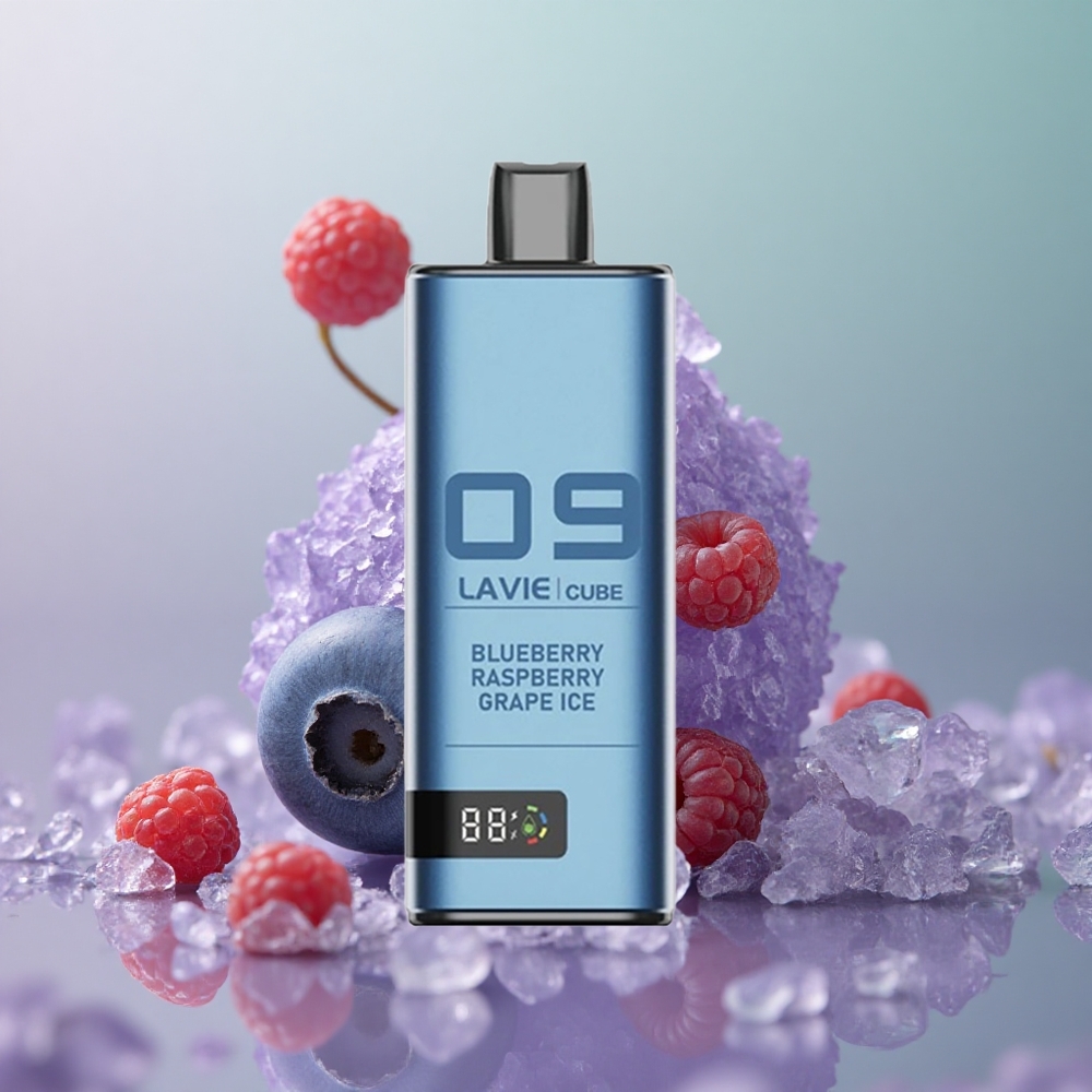 Lavie Cube 20000 ענב פטל אוכמניות קרח עם 28מ\ל 5