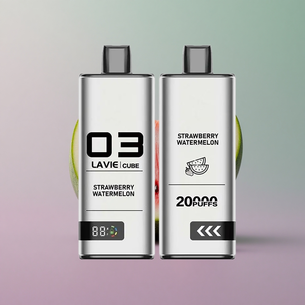 Lavie Cube 20000 תות אבטיח עם 28מל ו-600mAh