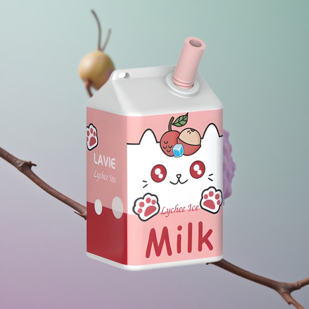 Lavie Milk 7000 ליצי קרח עם 16 מל ו-600 מיליאמפר