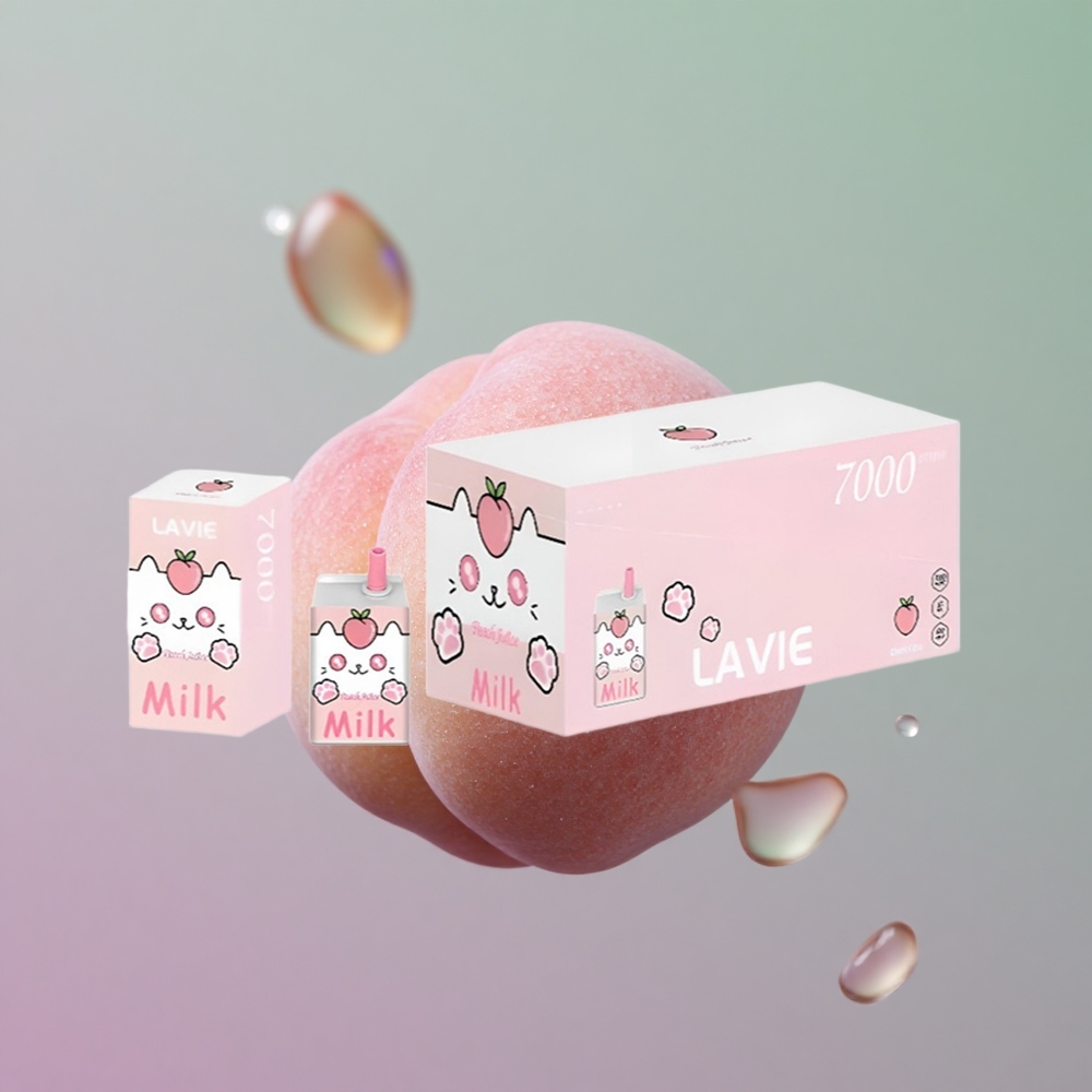 Lavie Milk 7000 מיץ אפרסק 16ML 600mAh