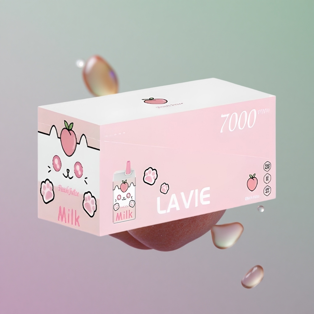 Lavie Milk 7000 מיץ אפרסק 16ML 600mAh