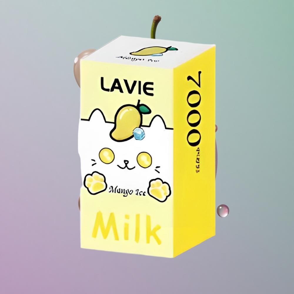 Lavie Milk 7000 מנגו קרח עם 16 מ\ל ו-600mAh
