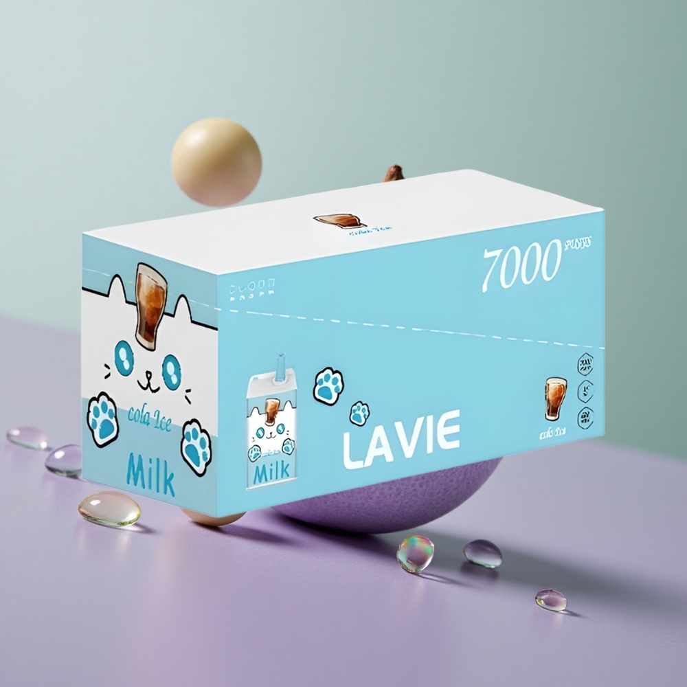 Lavie Milk 7000 קולה קרח עם 16מ\ל ו-600mAh