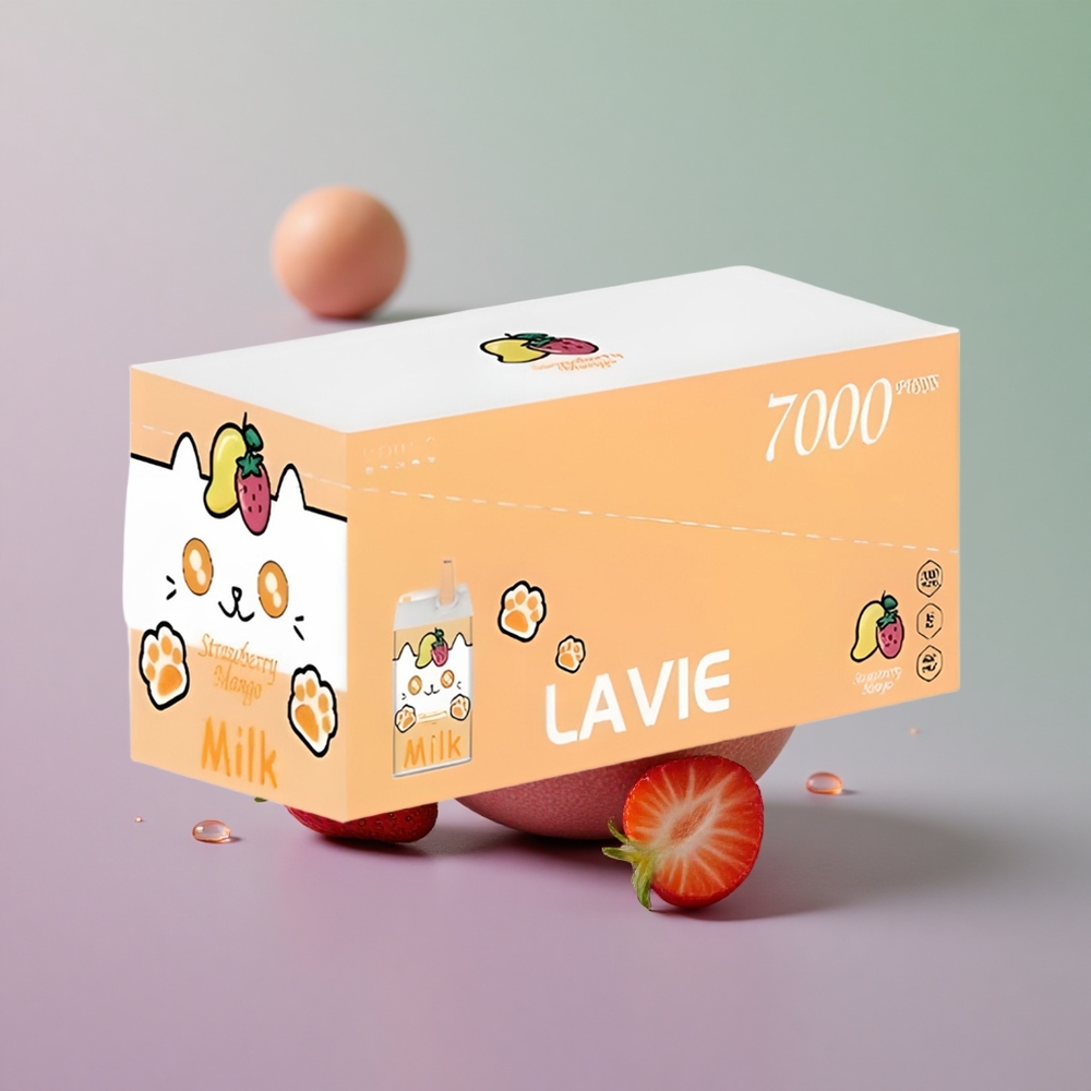 Lavie Milk 7000 תות מנגו 16ML 600mAh
