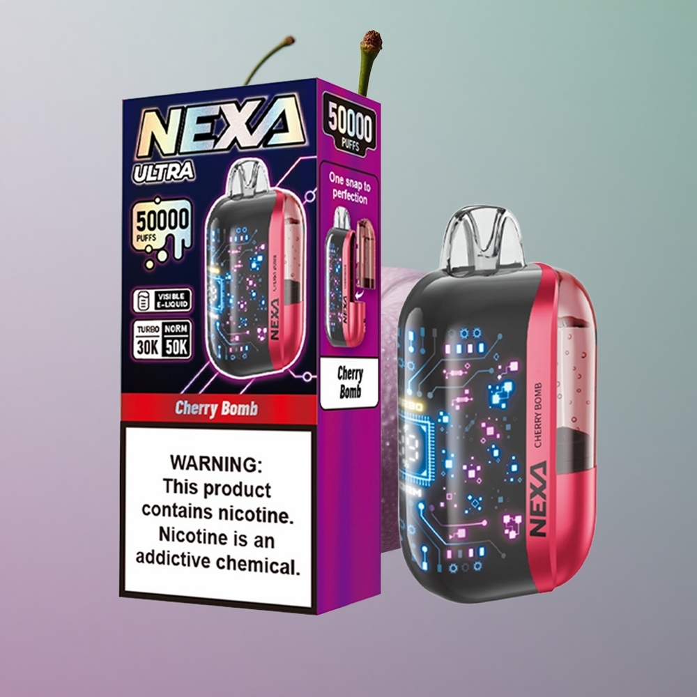 NEXA Ultra 50000 דובדבן בומפ 20 מ\ל 5 ניקוטין