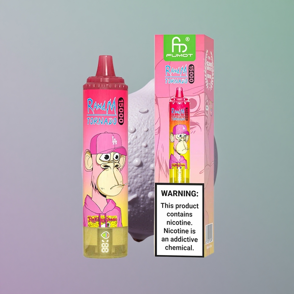 RandM Fumot Tornado 15000 לימון טורנדו 25 מ\ל 09 אוהם