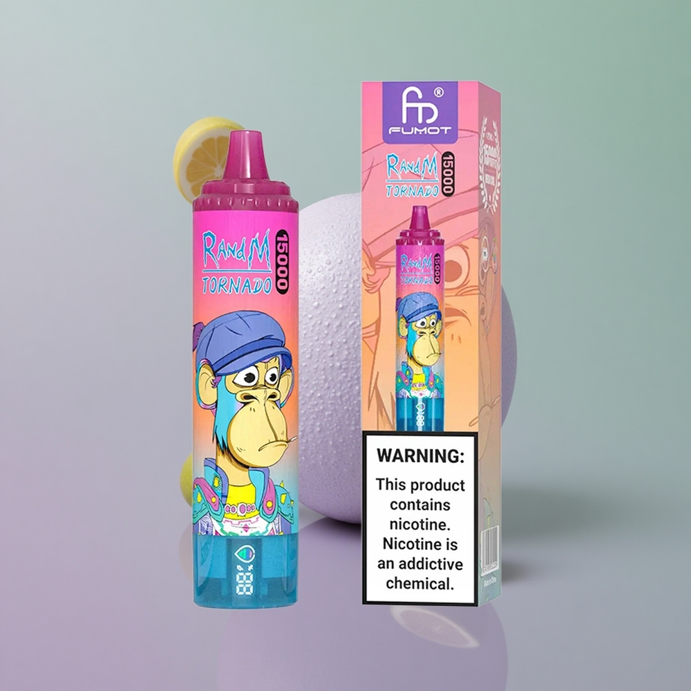 RandM Fumot Tornado 15000 לימונדה עם סוללה 850mAh וסליל 09 אוהם