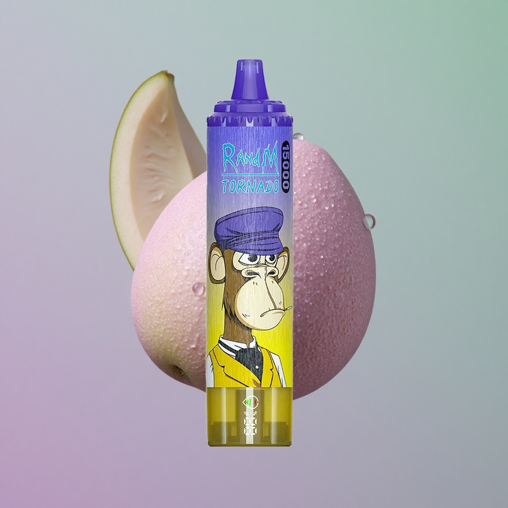 RandM Fumot Tornado 15000 מנגו על קרח עם 25 מל ו-850mAh