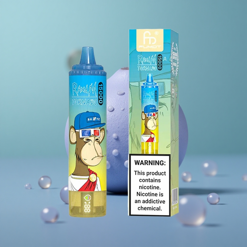 RandM Fumot Tornado 15000 מר כחול 25ml 850mAh