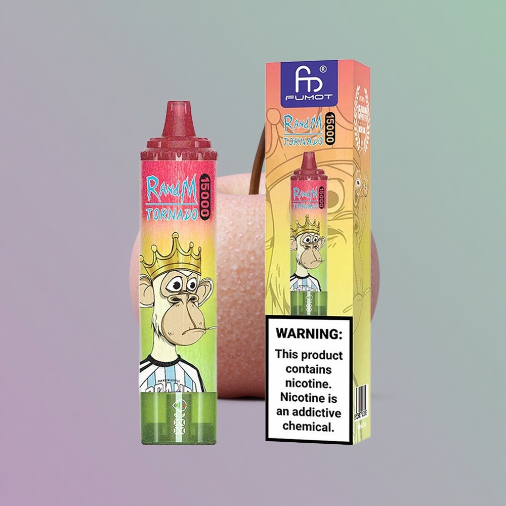 RandM Fumot Tornado 15000 תפוח אפרסק אגס 25ml 09Ω