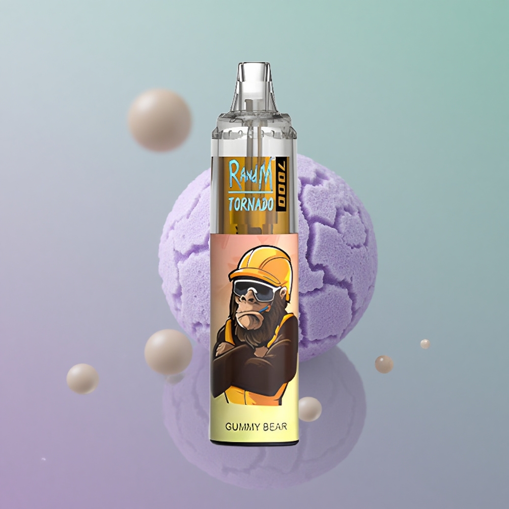 RandM Fumot Tornado 7000 דובי גומי עם סוללה 850 ומנשק רשת