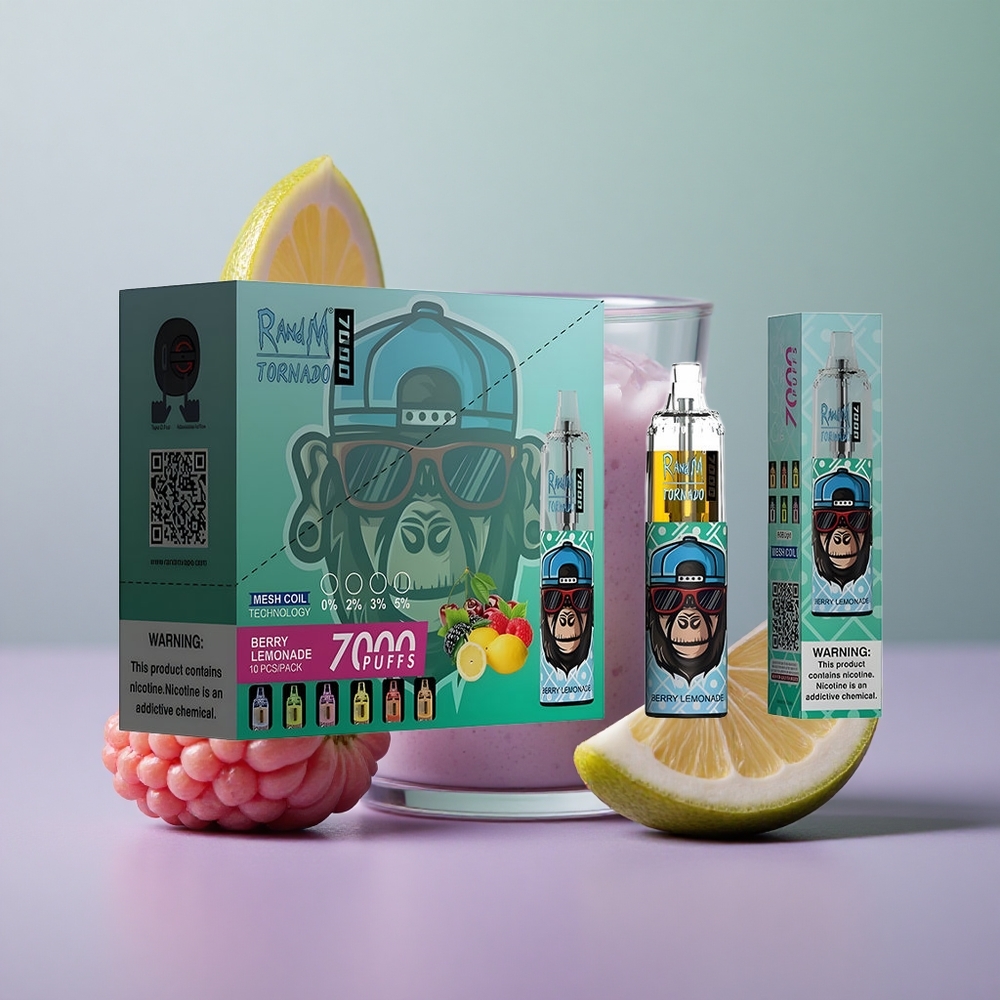 RandM Fumot Tornado 7000 לימודה יער עם סוללה 850 ומצבר 14 מ\ל