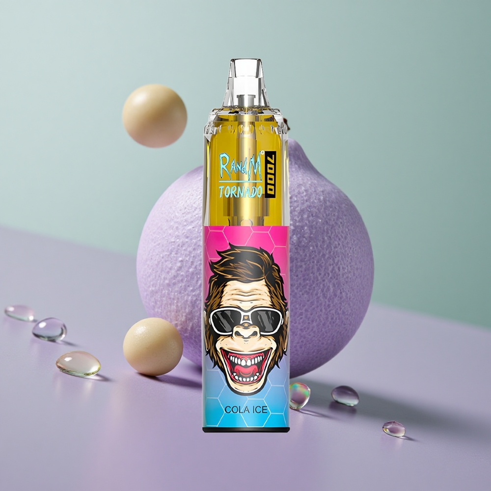 RandM Fumot Tornado 7000 קולה קרח עם סוללה 850 ומנחת אוויר