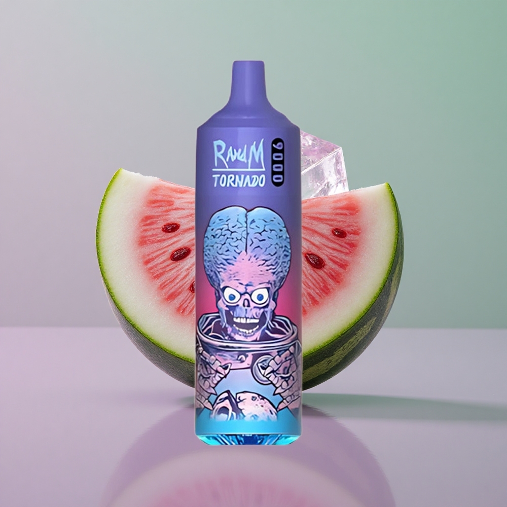 RandM Fumot Tornado 9000 אבטיח בראז קרח עם סוללה נטענת וסליל רשת