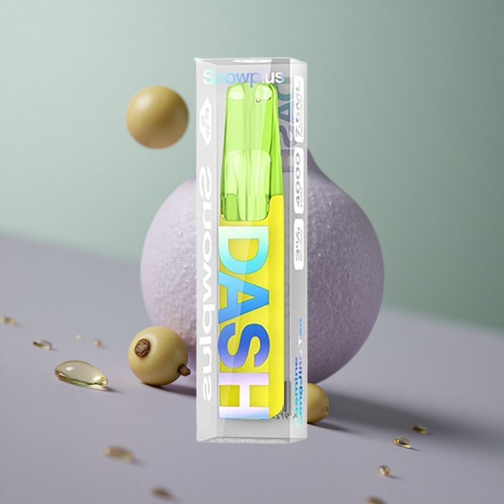 Snowplus Dash 4000 תה יסמין לונג\ינג קרמי עם 530 mAh ו-75 מ\ל