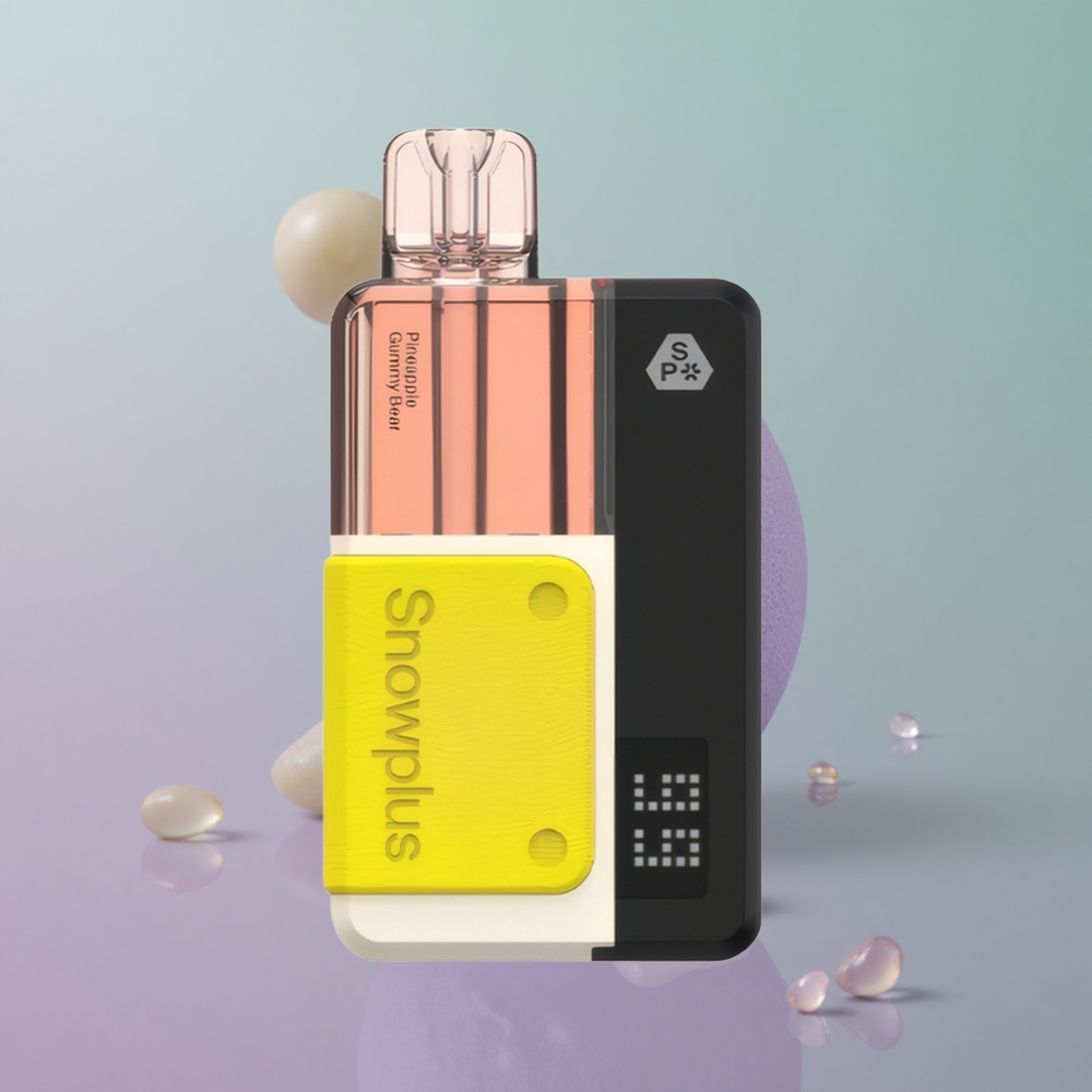 Snowplus Swift 15000 Puffs Pod Kit דובי גומי אננס עם סוללה רב-פעמית ומכל 12 מל