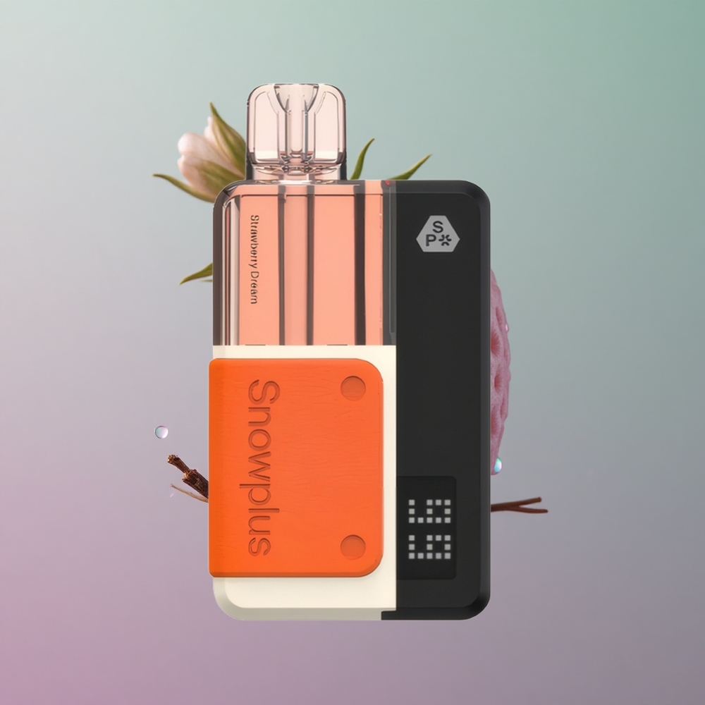 Snowplus Swift 15000 Puffs Pod Kit חלום תות עם סוללה רב-פעמית ומילוי 2+10 מל
