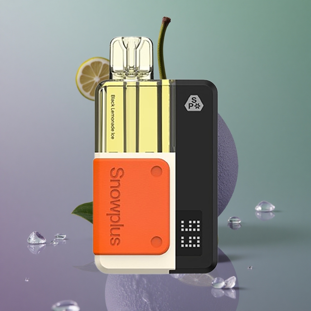 Snowplus Swift 5000 לימונדה שחורה קרח עם סוללה כפולה ו-2 ניקוטין