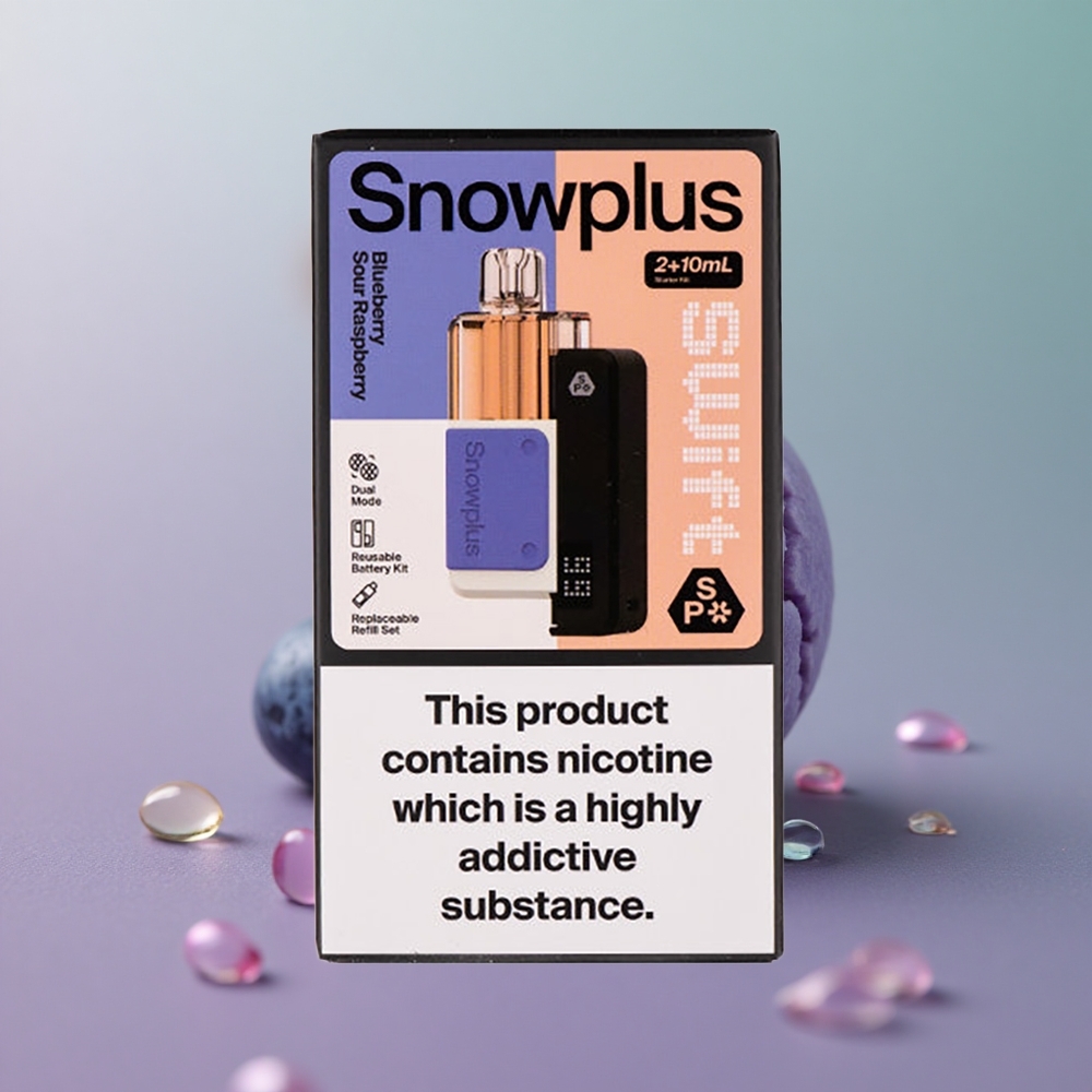 Snowplus Swift 5000 עגבניות חמוצות פטל עם סוללה כפולה ומשקל קל