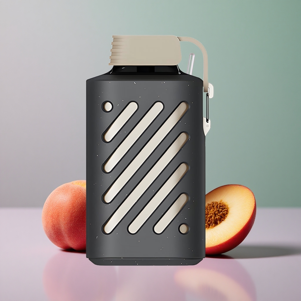 VOZOL GEAR 10000 מיץ אפרסק מנגו חלק עם סליל רשת וסוללת 500mAh