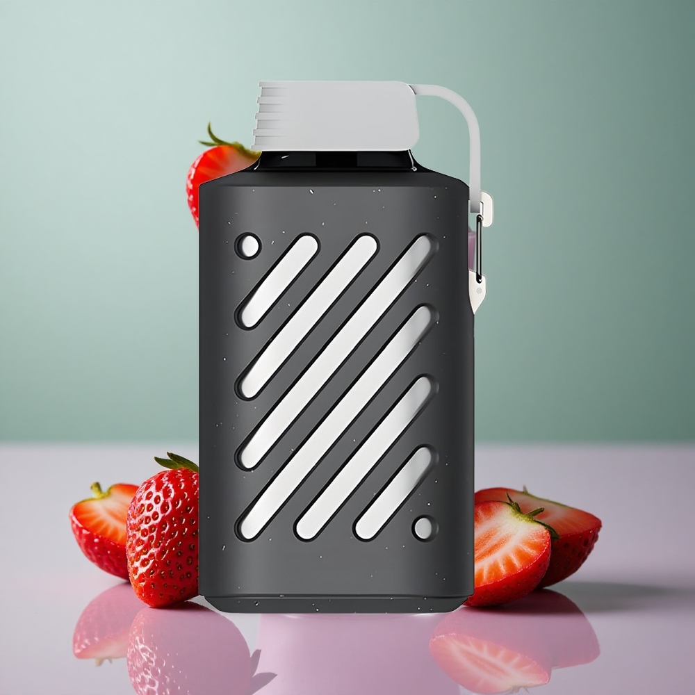 VOZOL GEAR 10000 שייק תות עם סוללת 500mAh ונוזל 20ml