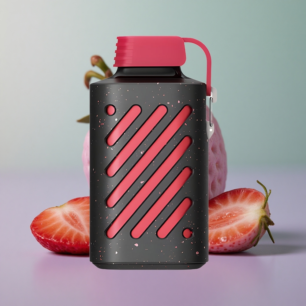 VOZOL GEAR 10000 תות פטל עם סוללה 500mAh ונוזל 20ml