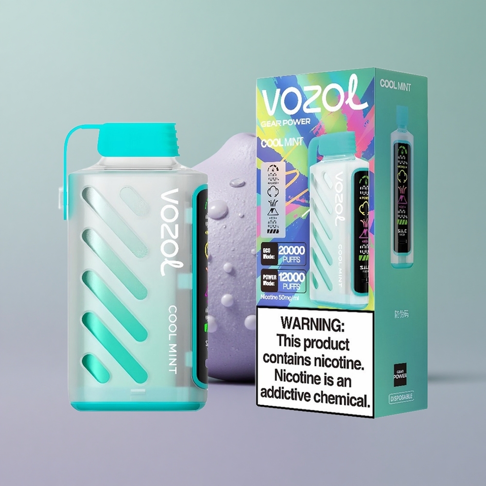 VOZOL Gear Power 20000 מנטה קרירה עם סוללה כפולה ותצוגה מלאה