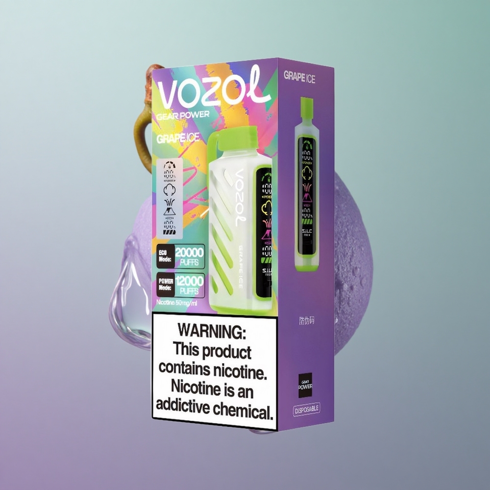 VOZOL Gear Power 20000 קרח ענבים עם סוללה כפולה ומסך מלא
