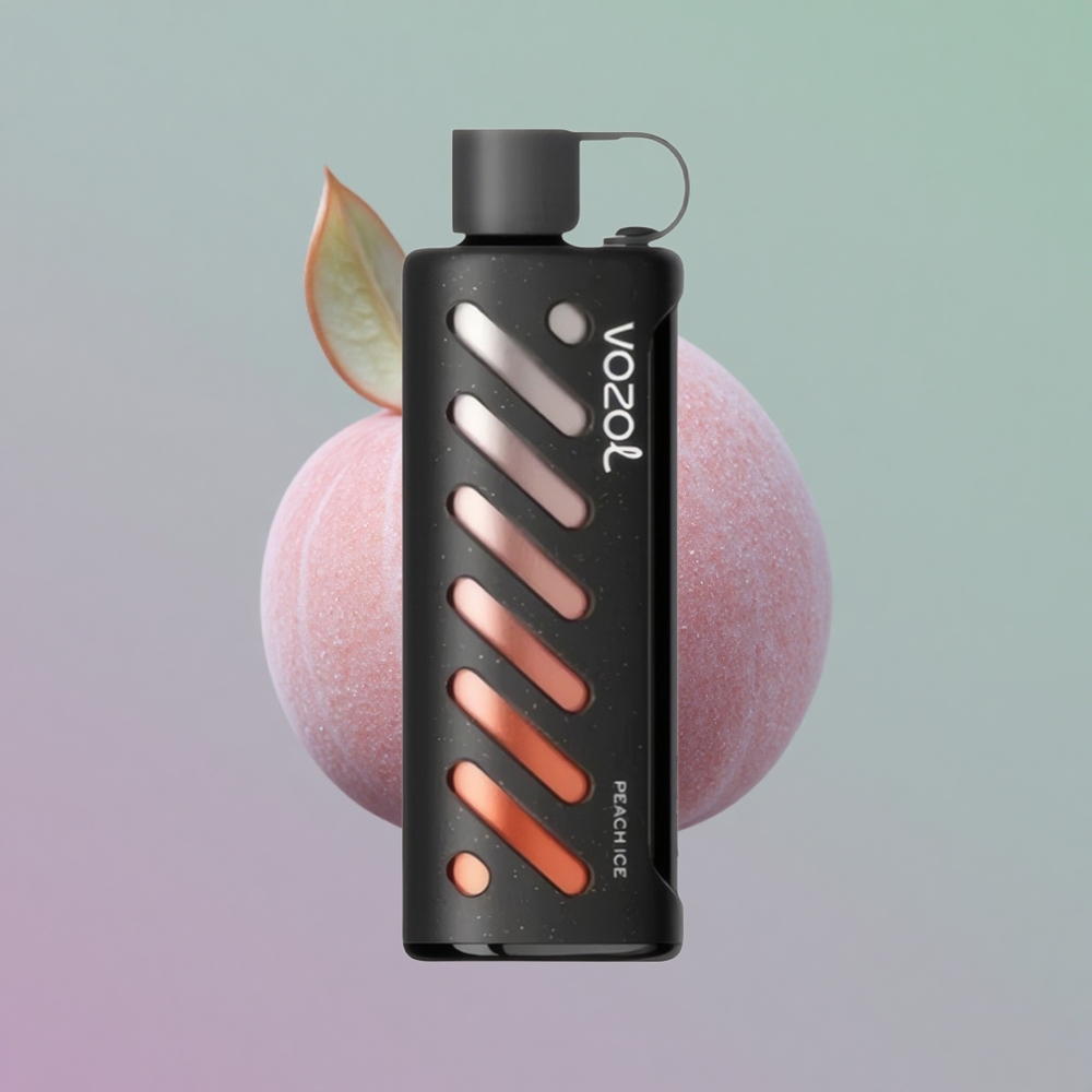 VOZOL Gear Shisha 25000 אפרסק קרח עם טעמים כפולים וסוללה חכמה