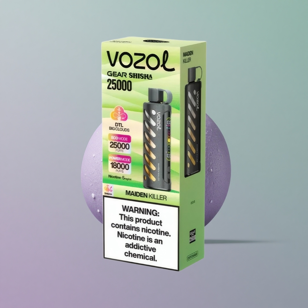 VOZOL Gear Shisha 25000 הורג הבתולה שבב חכם מצבים כפולים ניקוטין