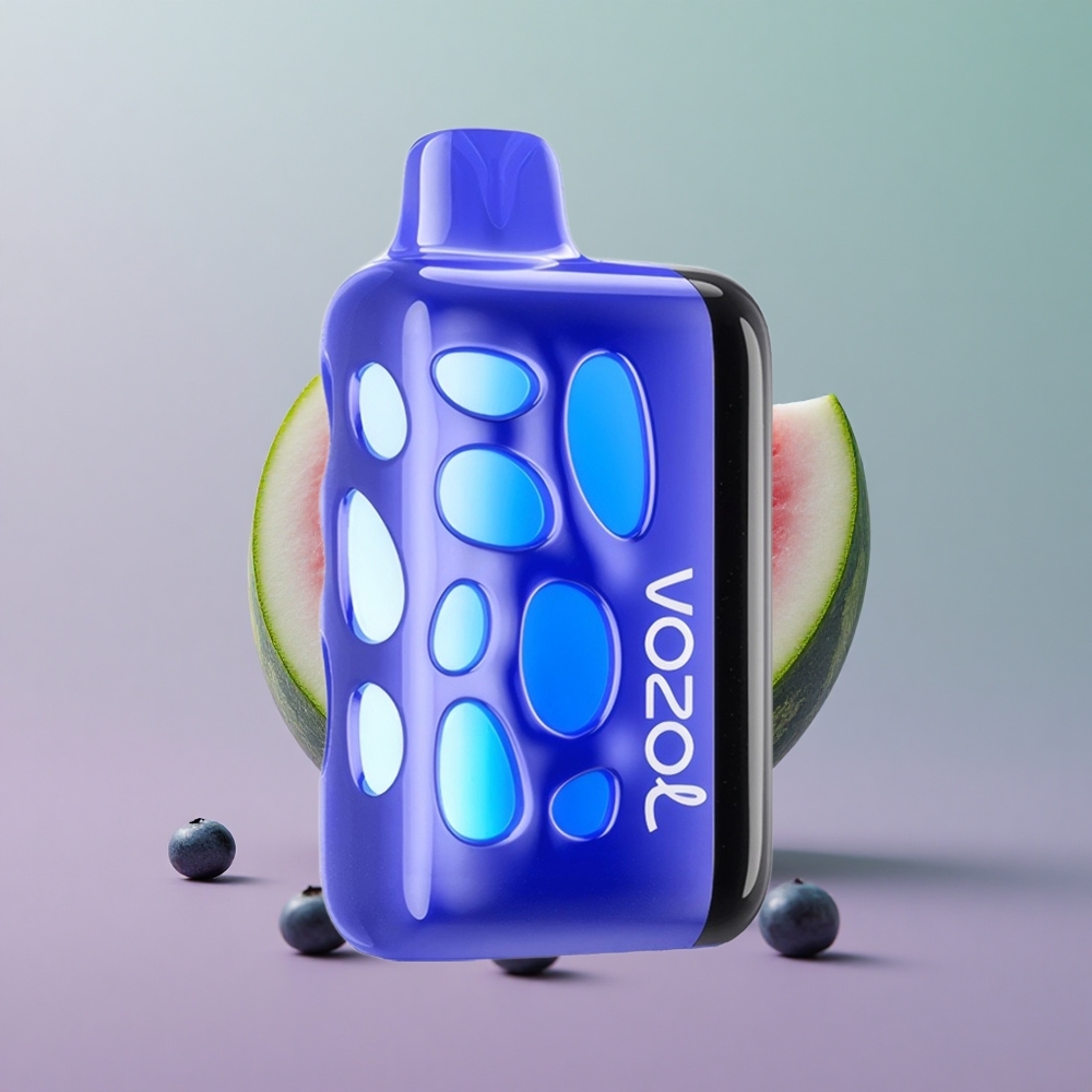 VOZOL RAVE 40000 אבטיח כחול עם טעם זוהר ומצב חגיגי