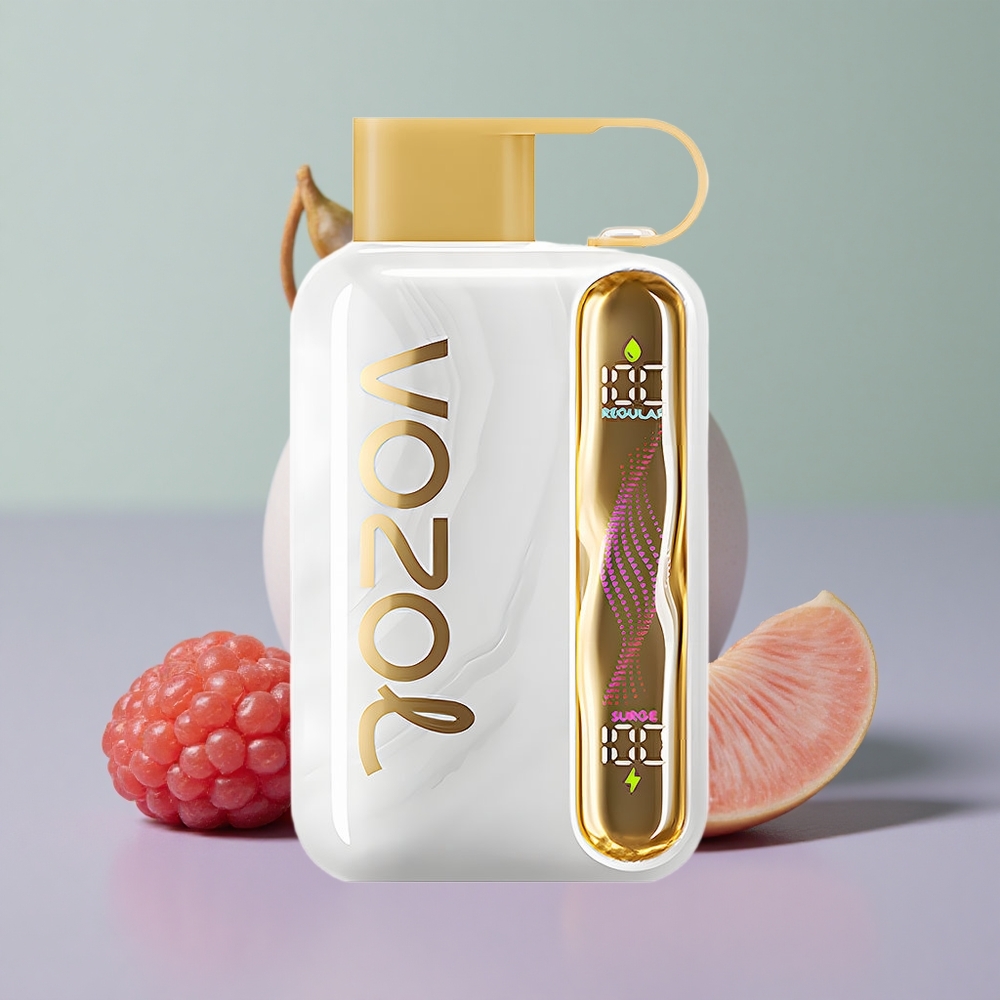VOZOL STAR 40000 אפרסק לבן פטל עם סוללת 1000mAh וניקוטין 20/50mg/ml