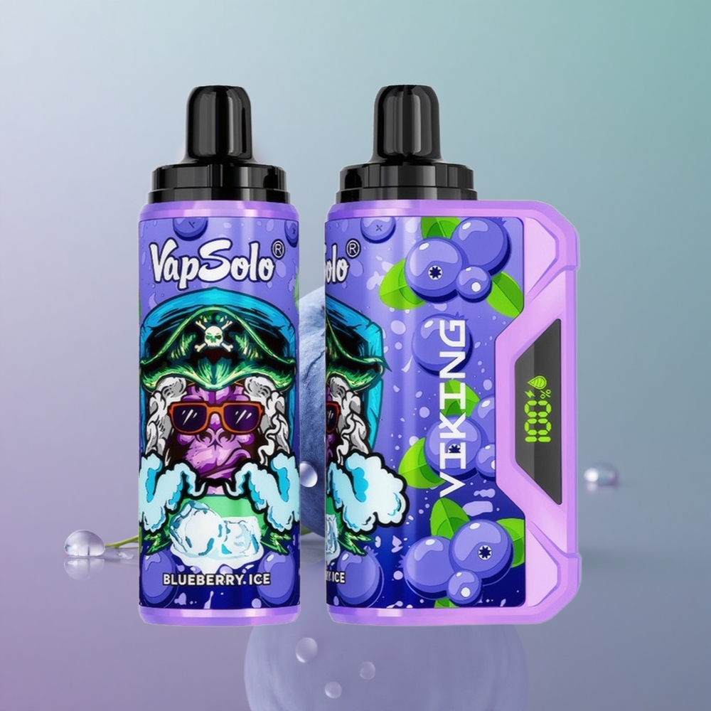 VapSolo VIKING 12000 וִיקִינְג תּוּת כָּחֹל 22 מל טַייפּ-C
