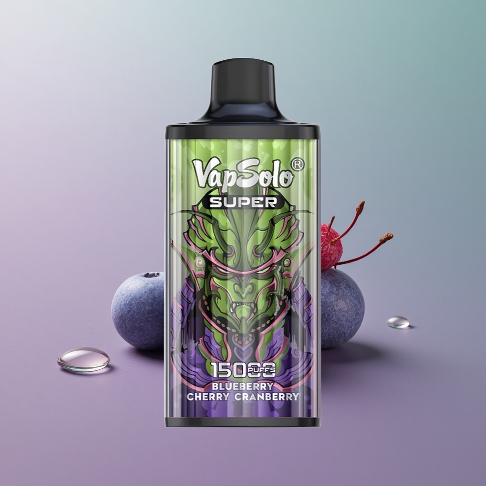 Vapsolo Super 15000 אוכמניות דובדבן חמוציות 40ml 850mah