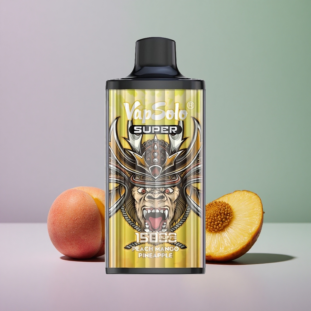 Vapsolo Super 15000 אפרסק מנגו אננס 40ml 850mah