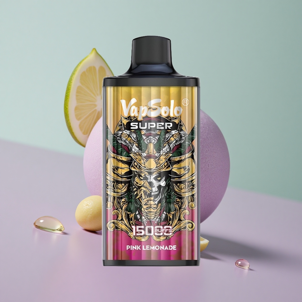 Vapsolo Super 15000 סופר לימונדה ורודה 40ml 850mah