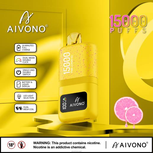 קרח לימון ורוד Aivono AIM magic 15,000 6D2261 | Aivono יִשְׂרָאֵל