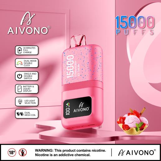 גלידת תותים Aivono AIM magic 15,000 6D2266 | Aivono Israel