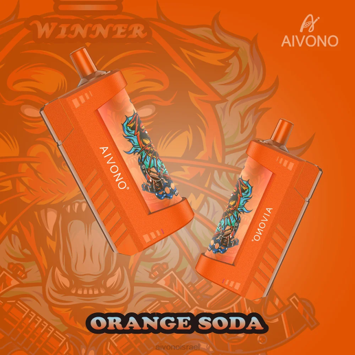 סודה כתומה Aivono AIM WINNER 5000 6D22128 | Aivono Vape Review