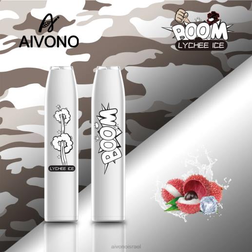 קרח ליצ'י Aivono AIM BOOM 600 6D22365 | Aivono Vape Review