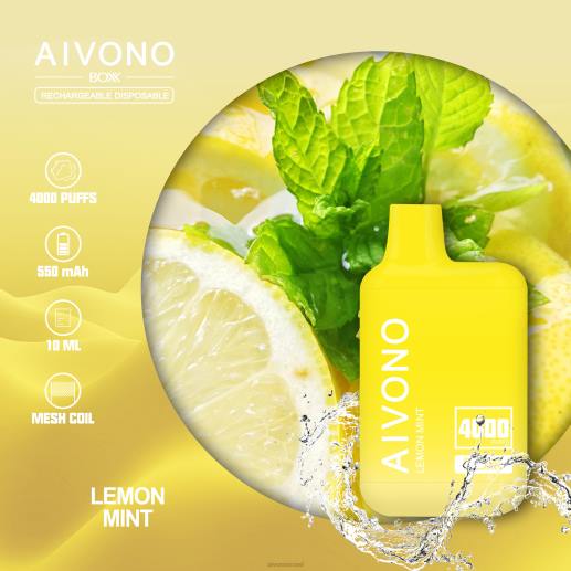 נענע לימון Aivono AIM BOXX 4000 6D22230 | Aivono Vape Review