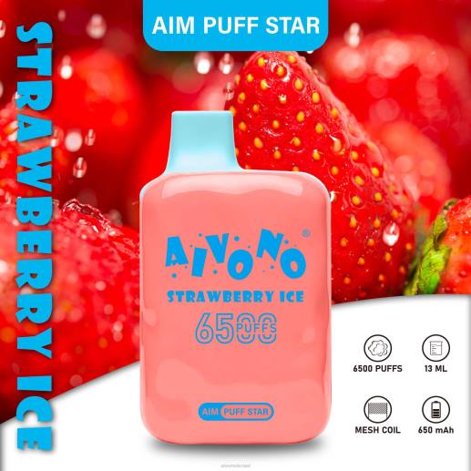 קרח תות Aivono AIM PUFF STAR 6500 6D22288 | Aivono Israel