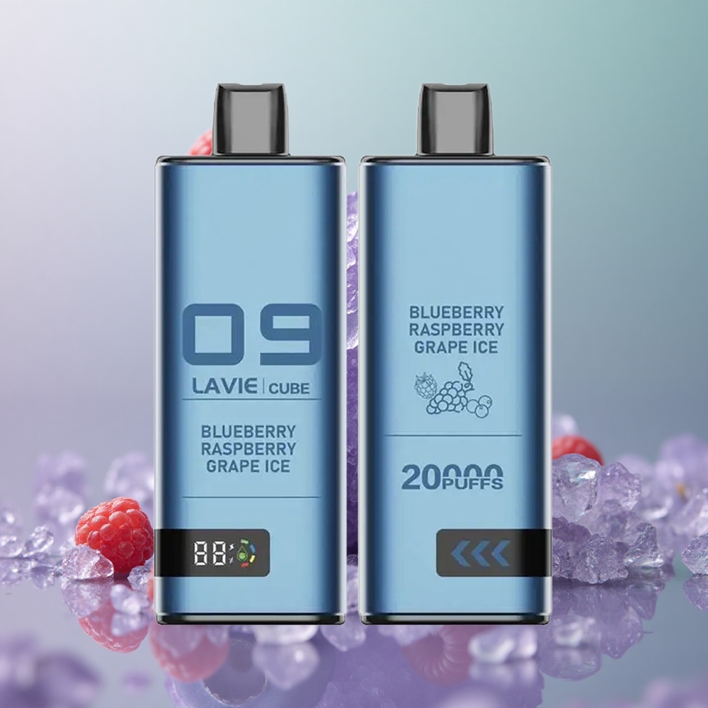 Lavie Cube 20000 ענב פטל אוכמניות קרח עם 28מ"ל 5%