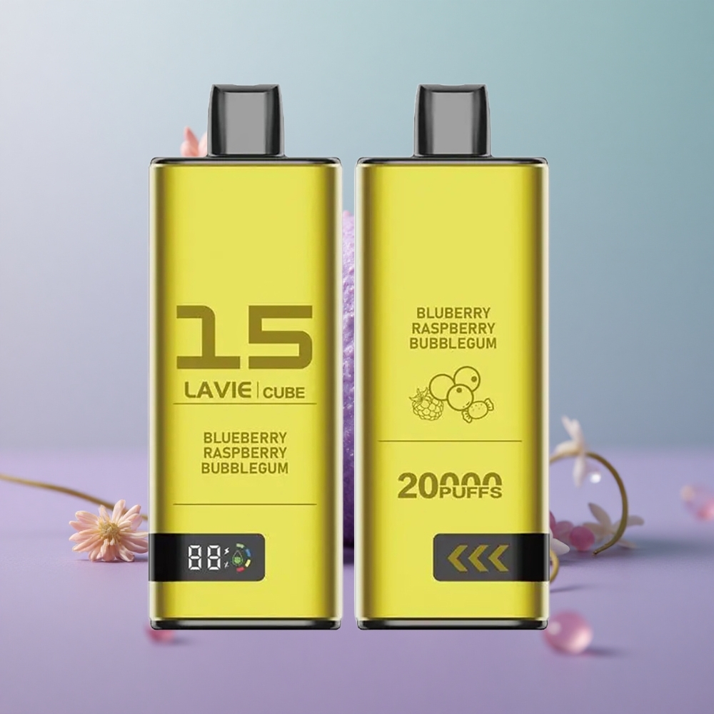 Lavie Cube 20000 בלוברי פטל מסטיק עם 28מ"ל ו-600mAh