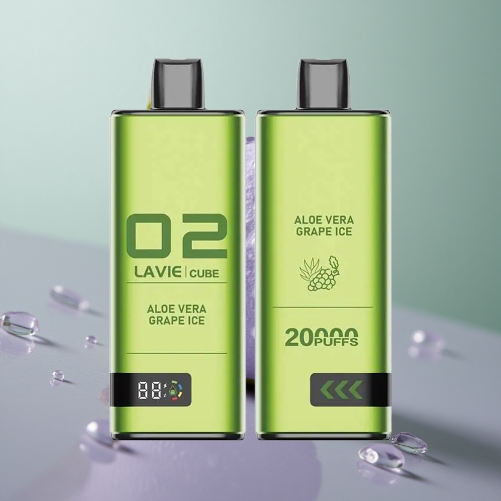 Lavie Cube 20000 אלוורה ענבים קרח עם 28מ"ל ו-Type C