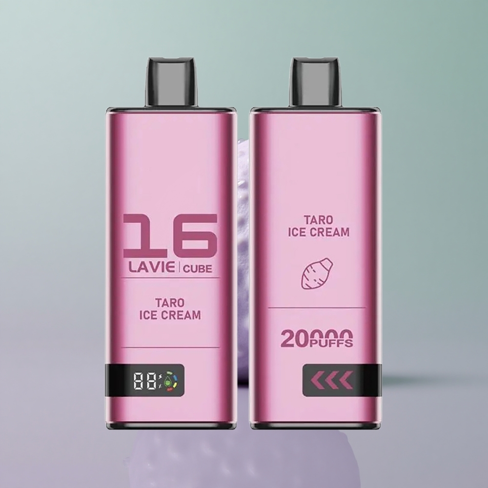 Lavie Cube 20000 גלידת טארו עם 2% ניקוטין וסוללה 600mAh