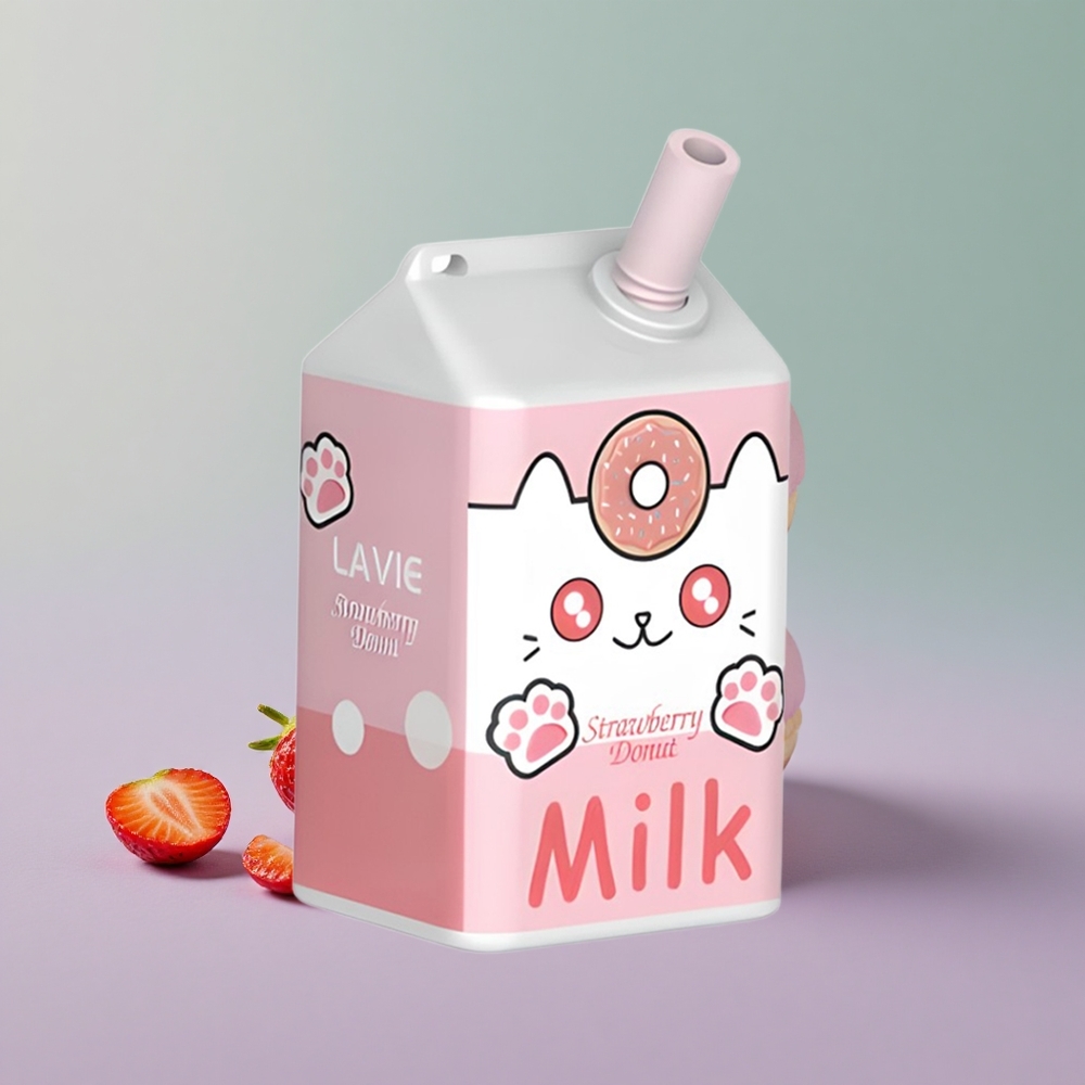 Lavie Milk 7000 סופגניה תות 16מ"ל 600mAh